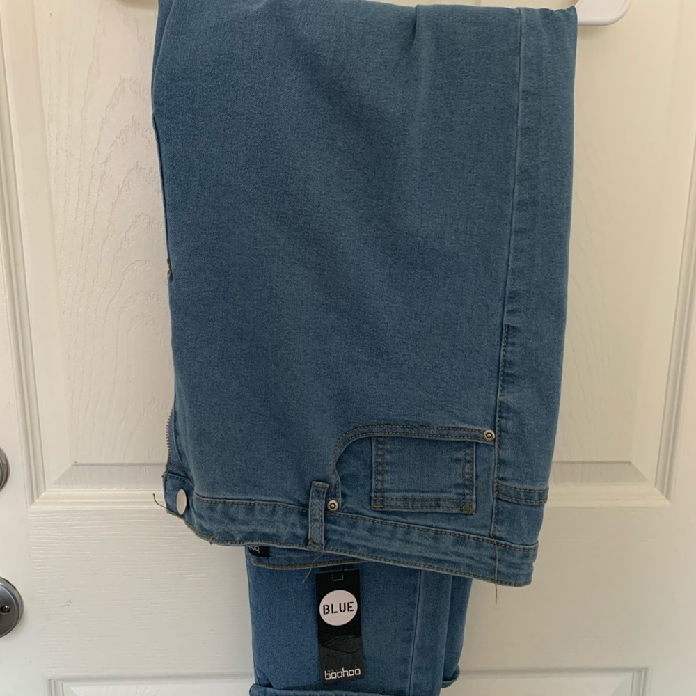 Plus Blue Distressed Jeans